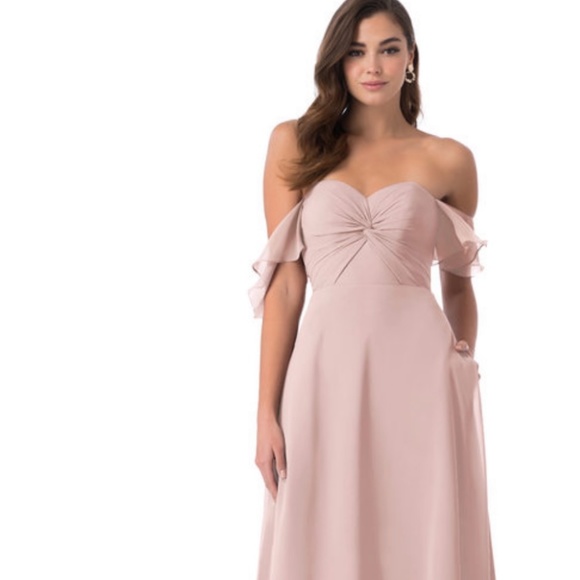 Azazie Juna Bridesmaid Dress in Dusty Rose - Picture 3 of 5